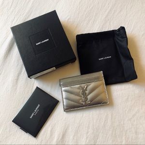 SOLD - YSL Credit Card Holder
